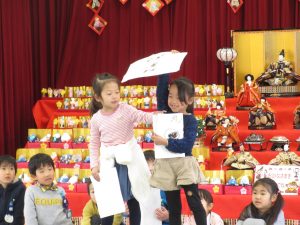 ひなまつり誕生会 ３月２日 愛媛大学教育学部附属幼稚園